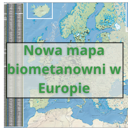 mapa biometanowni w Europie